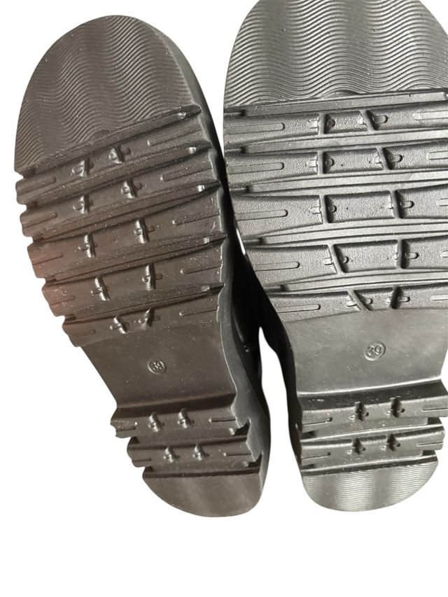 Botas altas negras elásticas