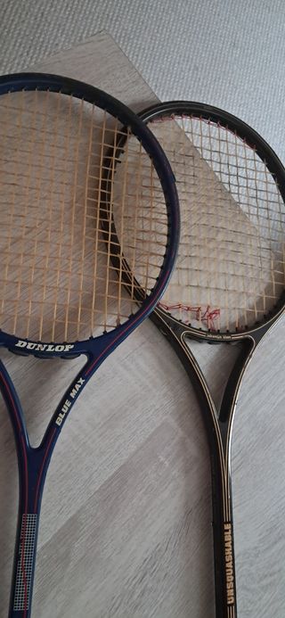 2 Raquetas Dunlop Blue Max Squash.antiguas.años 80