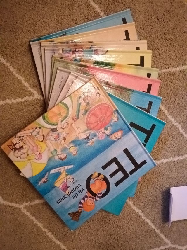 Colección de 9 libros de colección de Teo