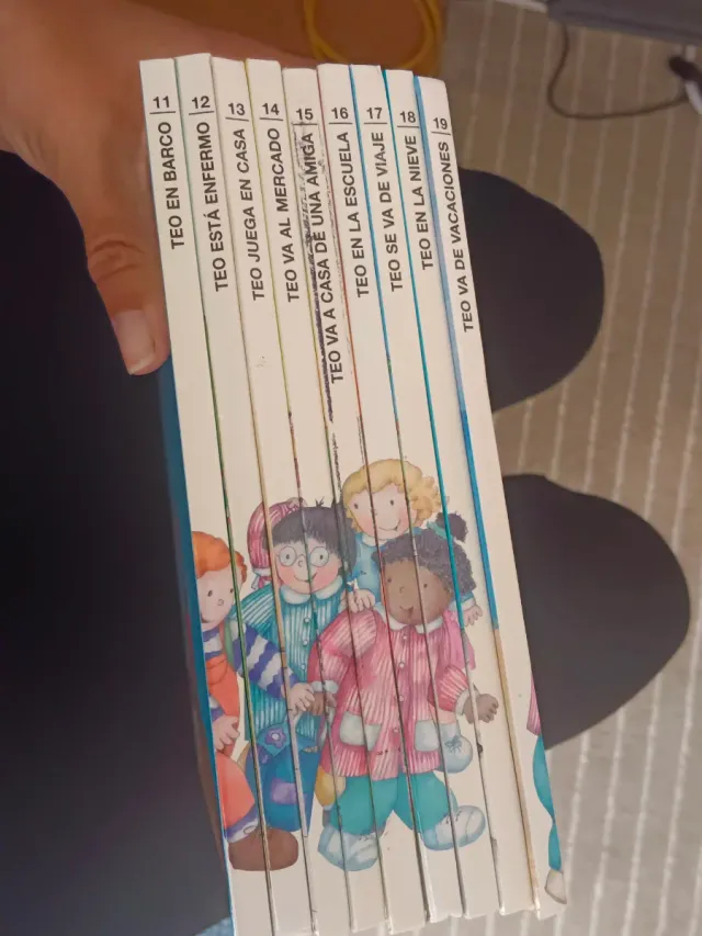 Colección de 9 libros de colección de Teo