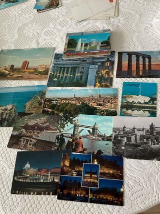 Postales vintage internacionales años 60