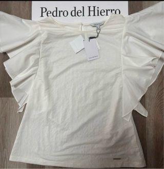 Blusa camiseta Pedro del Hierro blanca Nueva