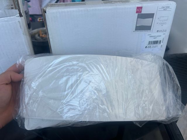 Aplique pared ACB Unax Blanco - 2uds