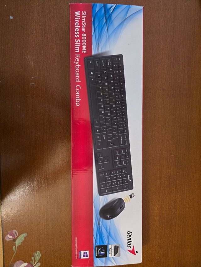 Combo Teclado y ratón Genius SlimStar 8000ME