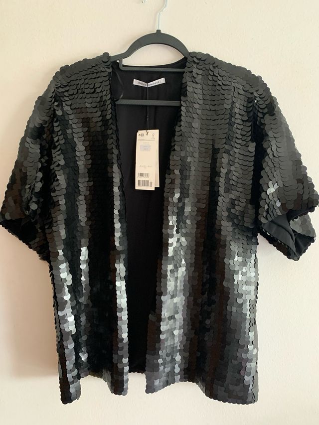 Chaqueta Adolfo Domínguez negra talla S