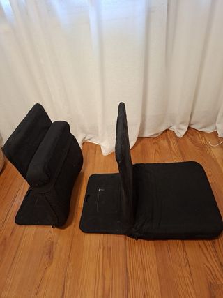 2 Sillones meditación plegables