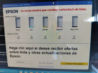 Impresora EPSON XP-520 WiFi