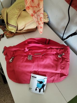 Bolsa carrito bebé roja nueva
