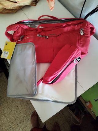 Bolsa carrito bebé roja nueva