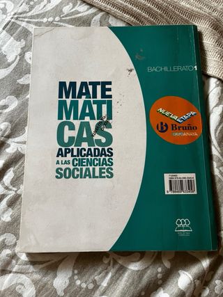 Matemáticas Aplicadas a las Ciencias Sociales 1...