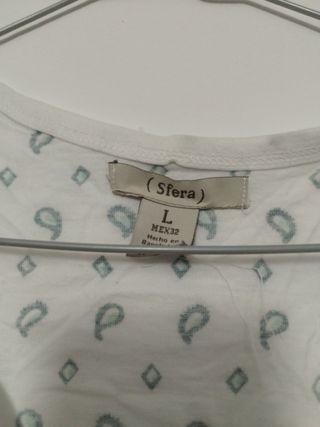 Camiseta tirantes - Blanco/Verde