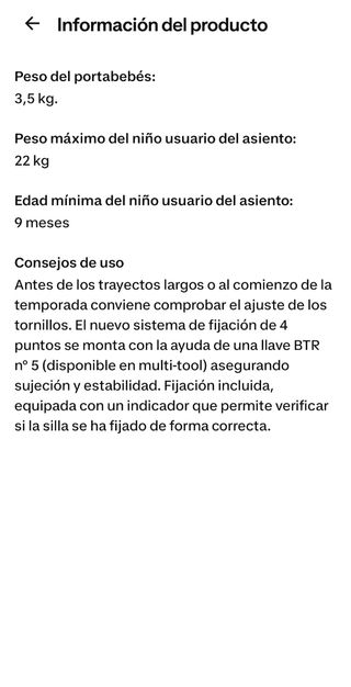 Silla bici niño Hamax Smiley 
