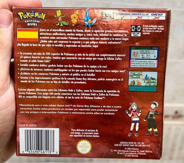 Pokémon Rubí GBA - Juego+ Guia Entrenador