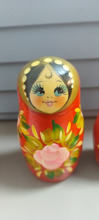 Matrioskas rusas - 5 muñecas
