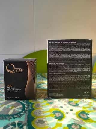 Q77+ mascarilla anti edad y Booster rellena arruga