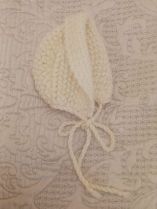 Gorro bebé tejido a mano Original de muñeco Nenuco