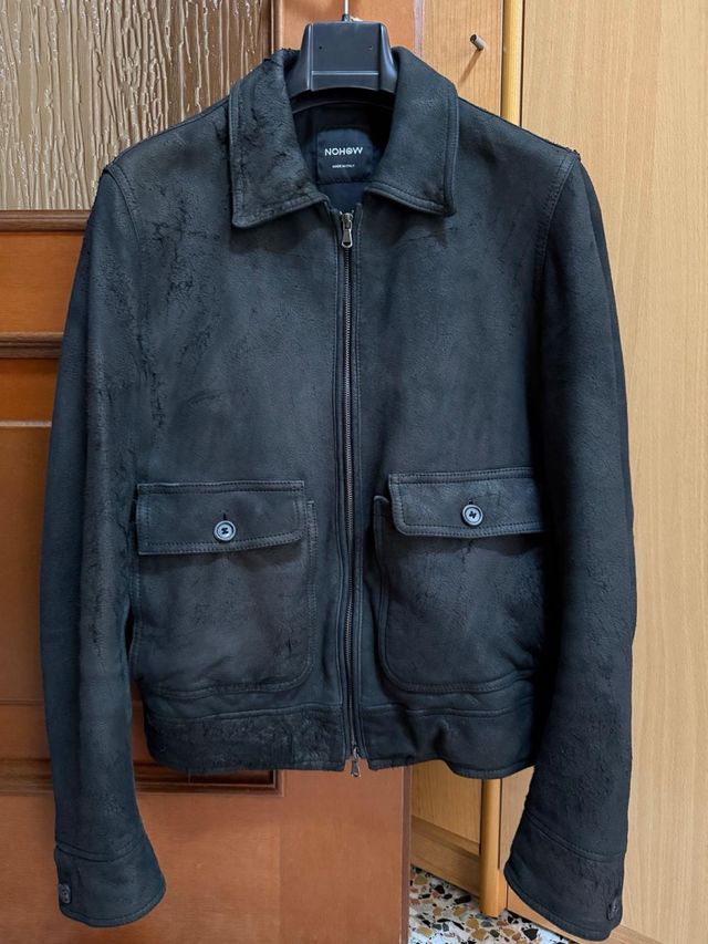 Giubbotto NOHOW nero vintage