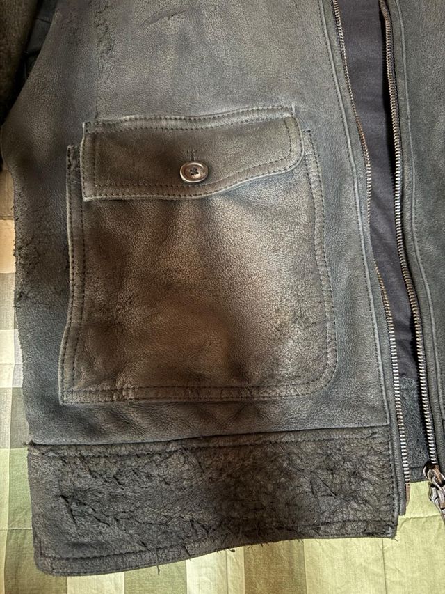 Giubbotto NOHOW nero vintage