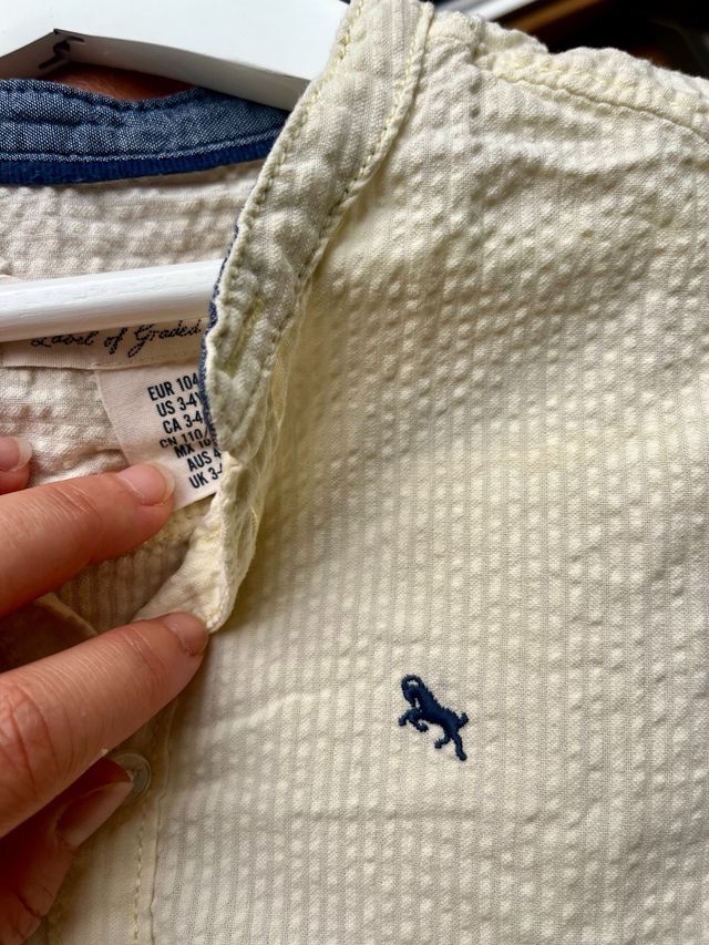 Camisa manga corta t. 104cm, 3-4 años