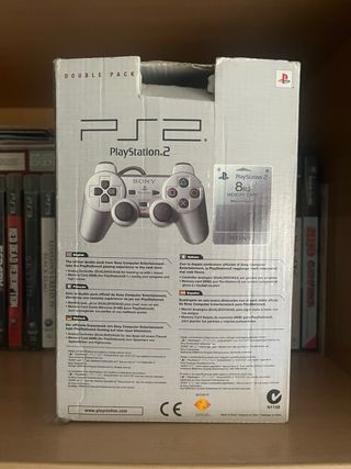 Pack Doble PlayStation 2 - mando + tarjeta memoria