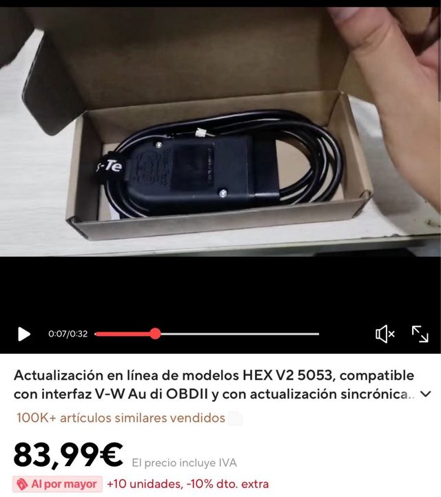 Interface HEX-V2 VCDS VAG COM