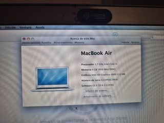 MacBook Air 13" Apple Plata