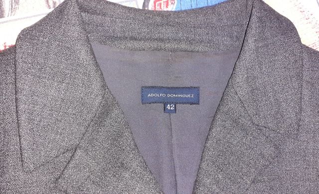 Blazer Adolfo Domínguez gris - M