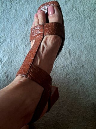 Sandalias Cortefiel Marrón