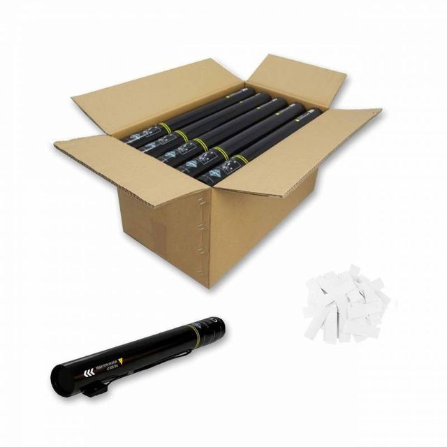 Tubos confeti 50cm - 10uds