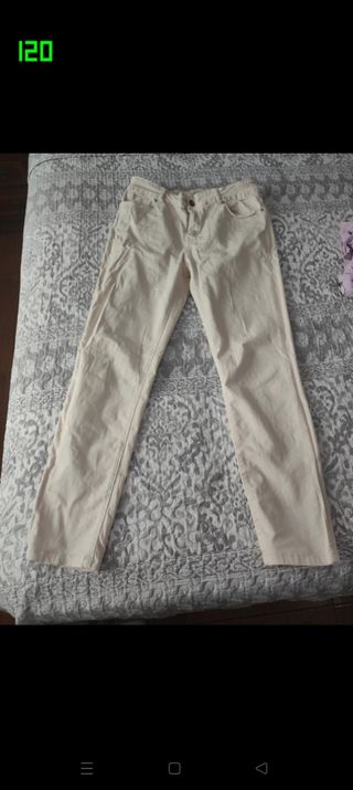 Pantalón Cortefiel beige - Talla L