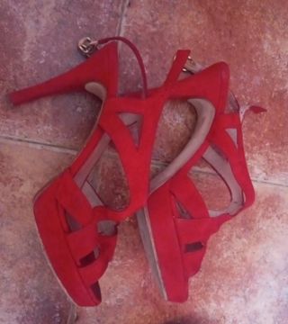 Tacones rojos Joni - talla 38