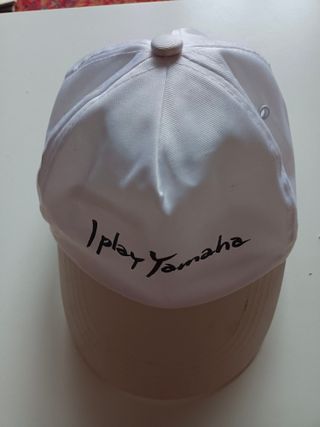 Gorra Yamaha blanca infantil