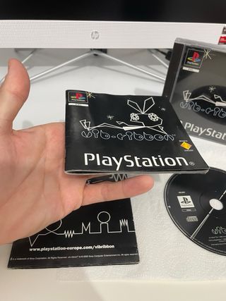 VIB RIBBON PS1 PAL ESPAÑA 🇪🇸 COMPLETO CON POSTER