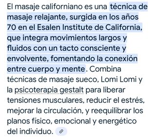 Masaje californiano,hawaiano y depilación 