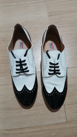 Zapatos baile swing bicolor
