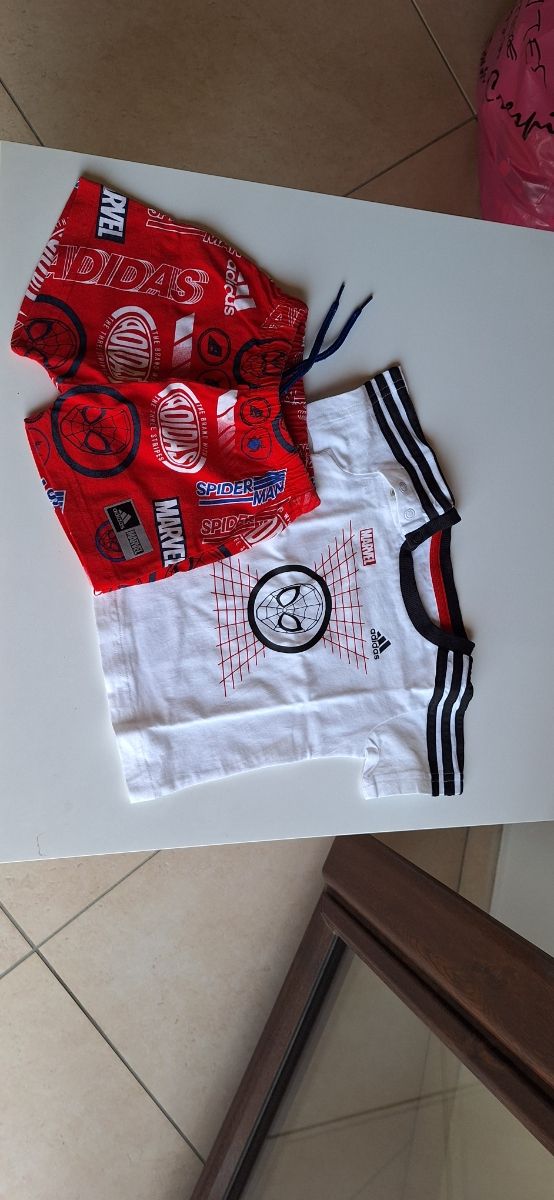 Completo Adidas Spiderman bimbo