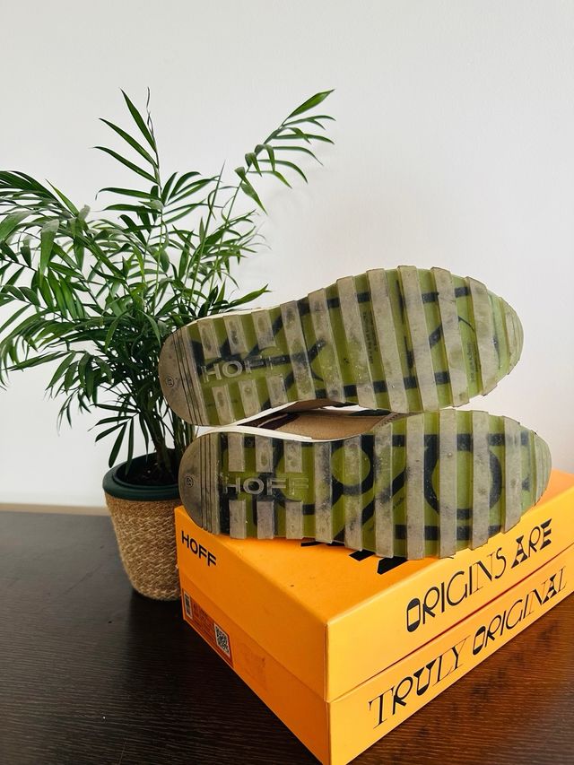 Zapatillas HOOF Kilwa Man beige/verde oliva hombre