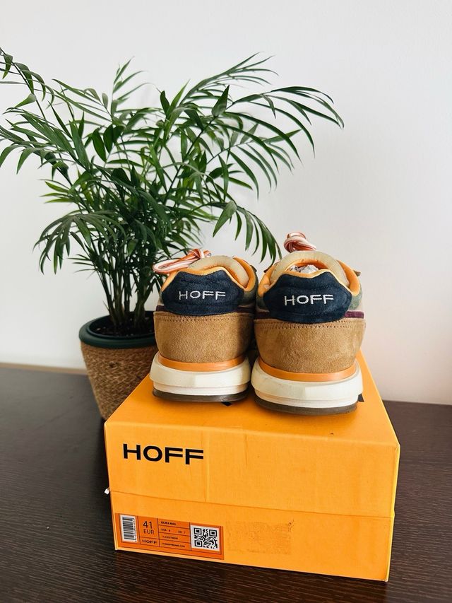 Zapatillas HOOF Kilwa Man beige/verde oliva hombre