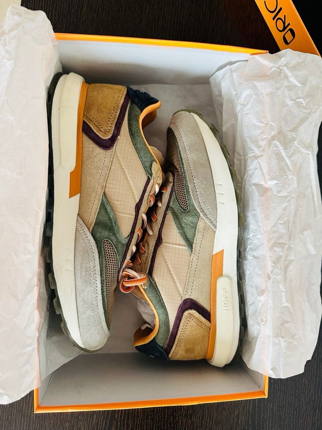 Zapatillas HOOF Kilwa Man beige/verde oliva hombre