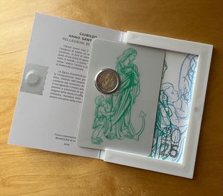 Moneda 2€ San Marino 2025: Jubileo