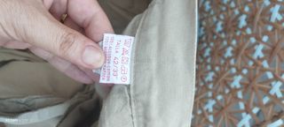 Pantalones chinos beige hombre