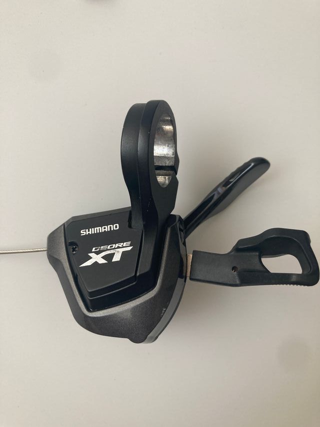 deragliatore anteriore mtb 2X manettino Shimano XT