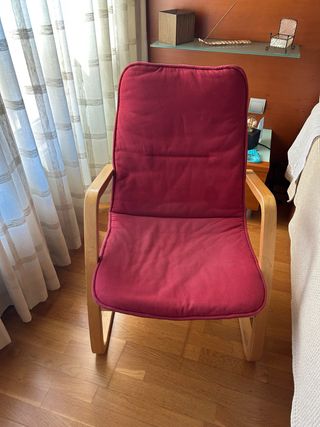 2 Butacas IKEA rojas 17€ c/u