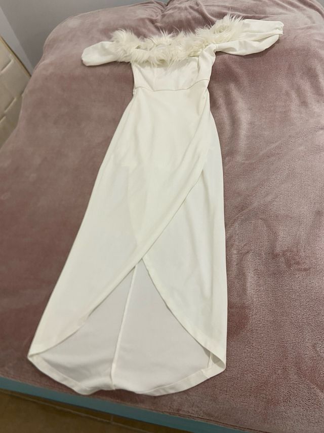 Vestido blanco - Fiesta - Talla M