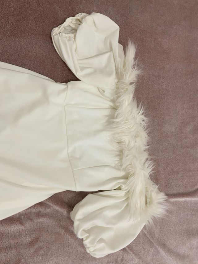 Vestido blanco - Fiesta - Talla M