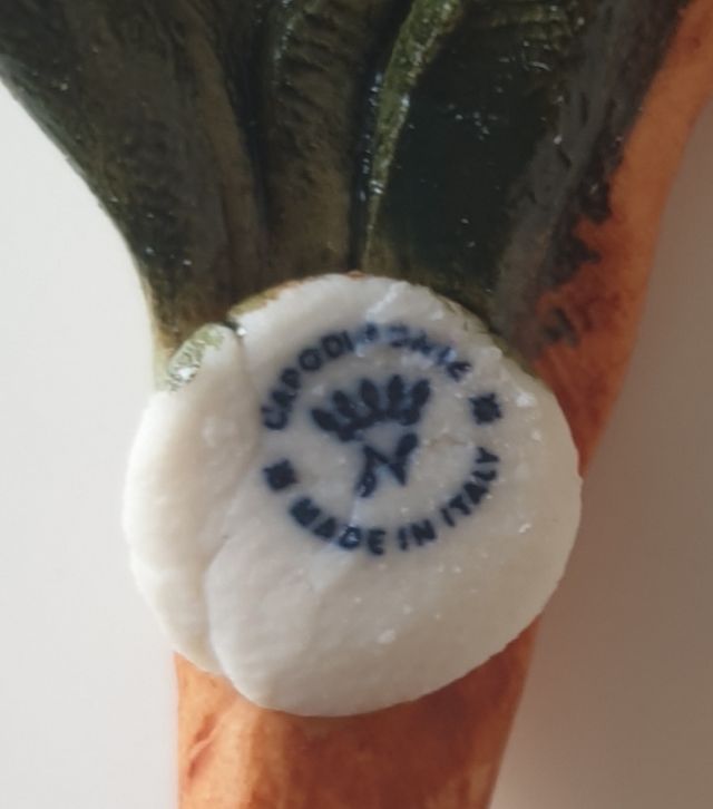 rosa bomboniera ceramica capodimonte