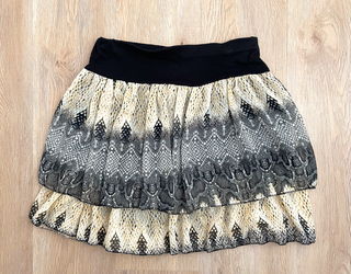 Falda Animal Print de Seda || M-L (38-40)