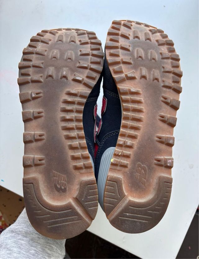 Zapatillas New Balance 574 Azul Marino-Rojo