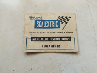 Manual Scalextric Triang