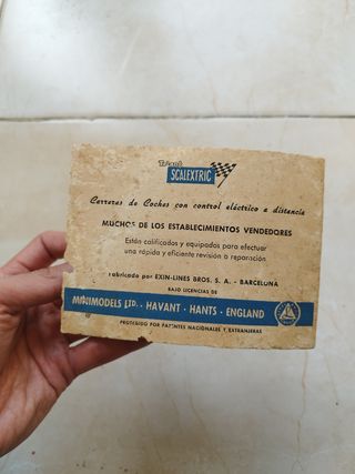 Manual Scalextric Triang